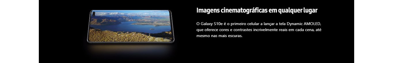  Smartphone Samsung Galaxy S10e 128GB 6GB RAM Tela 5,8